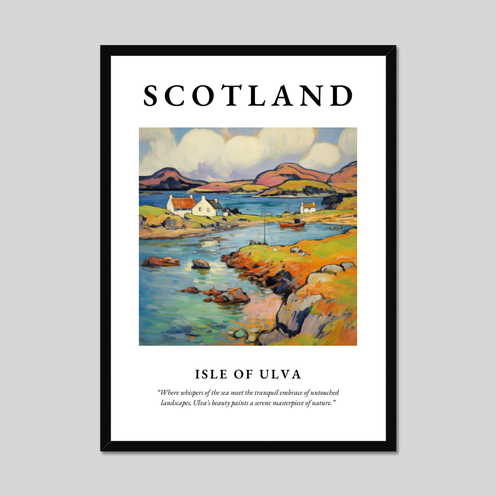 Poster of Isle of Ulva, Scotland.