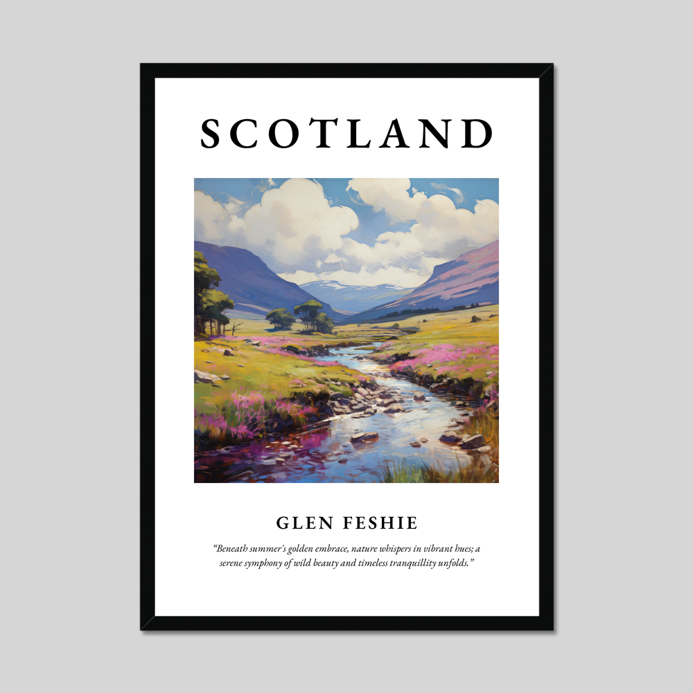 Poster of Glen Feshie, Scotland.