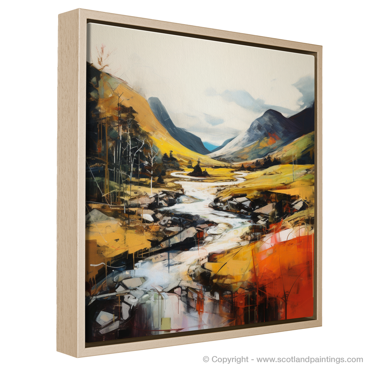 Highland Hues: A Pop Art Vision of Glen Feshie