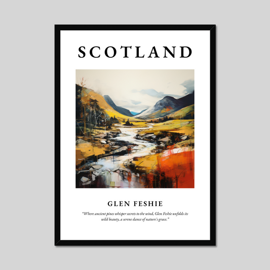 Poster of Glen Feshie, Scotland.