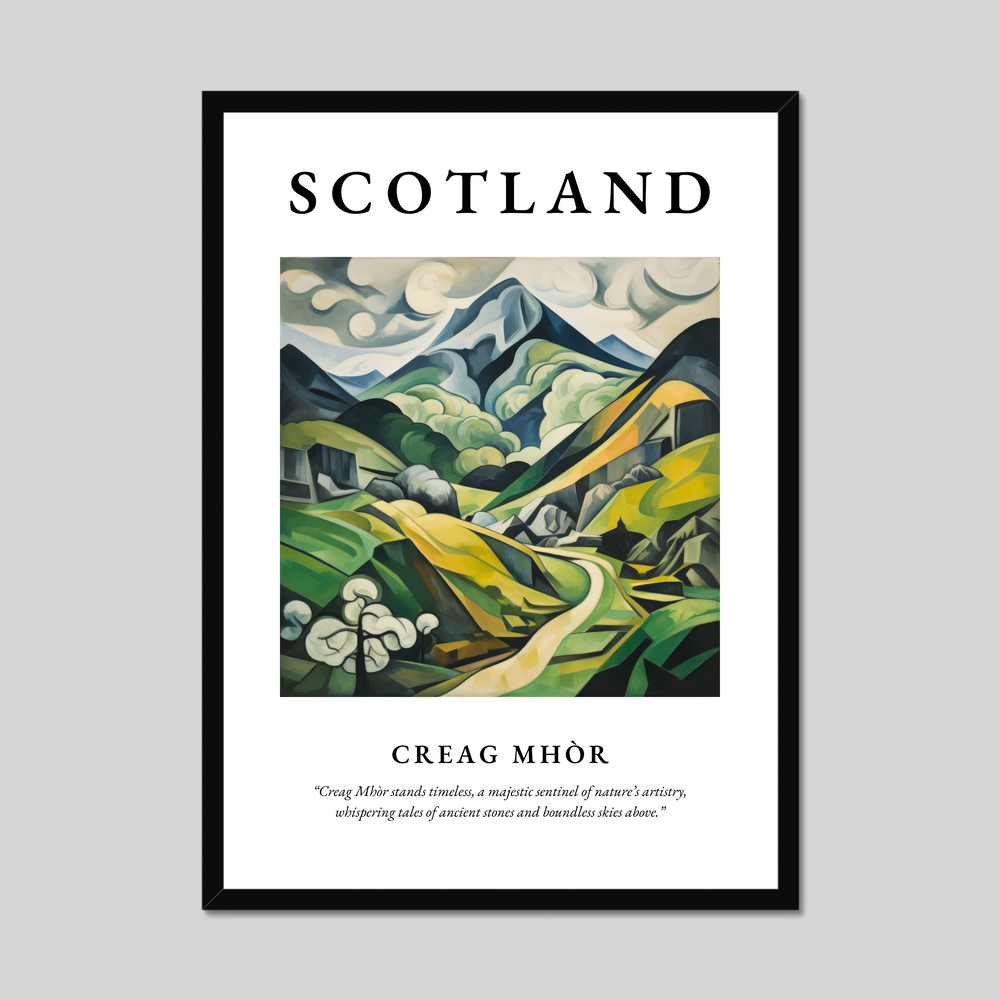 Poster of Creag Mhòr, Scotland.