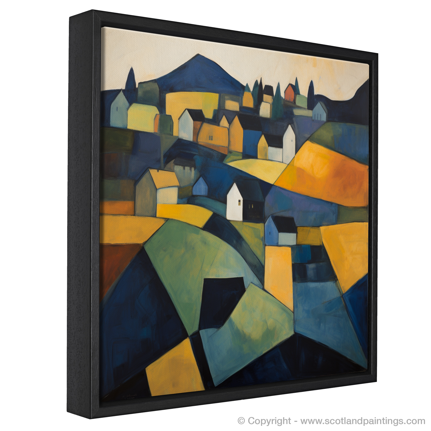 Painting and Art Print of Glenmore, Highlands entitled "Abstract Glenmore Tapestry".