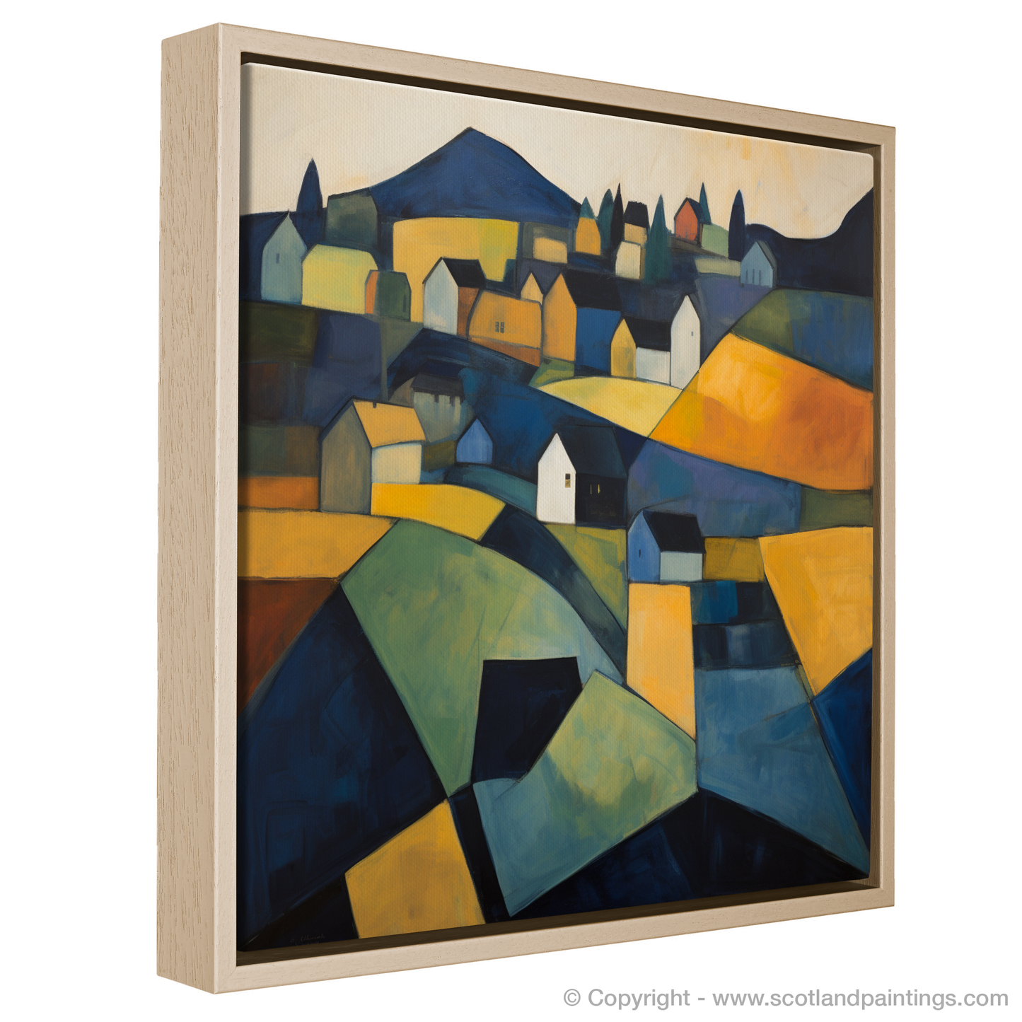 Painting and Art Print of Glenmore, Highlands entitled "Abstract Glenmore Tapestry".