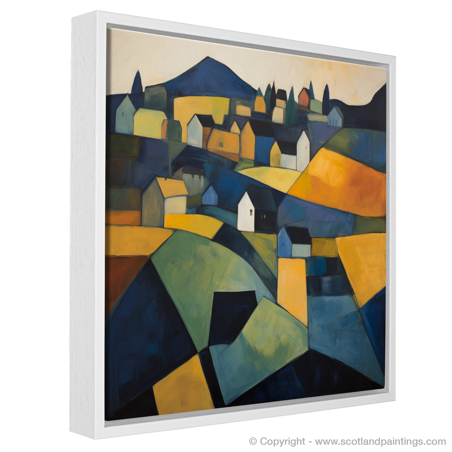 Painting and Art Print of Glenmore, Highlands entitled "Abstract Glenmore Tapestry".