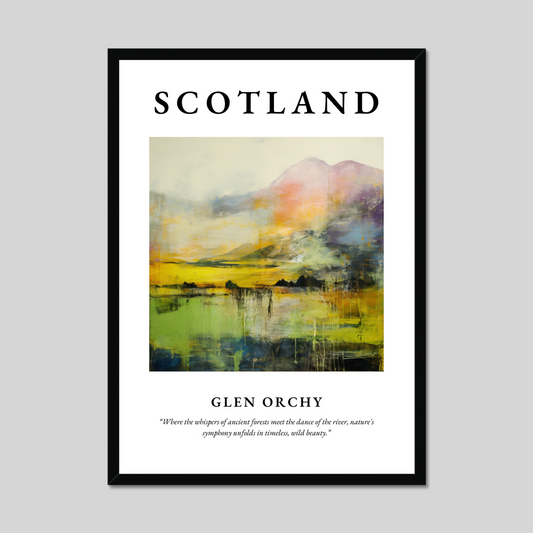 Poster of Glen Orchy, Scotland.