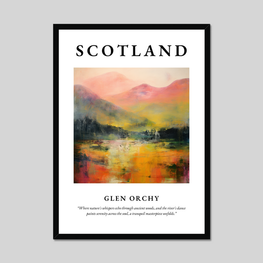 Poster of Glen Orchy, Scotland.