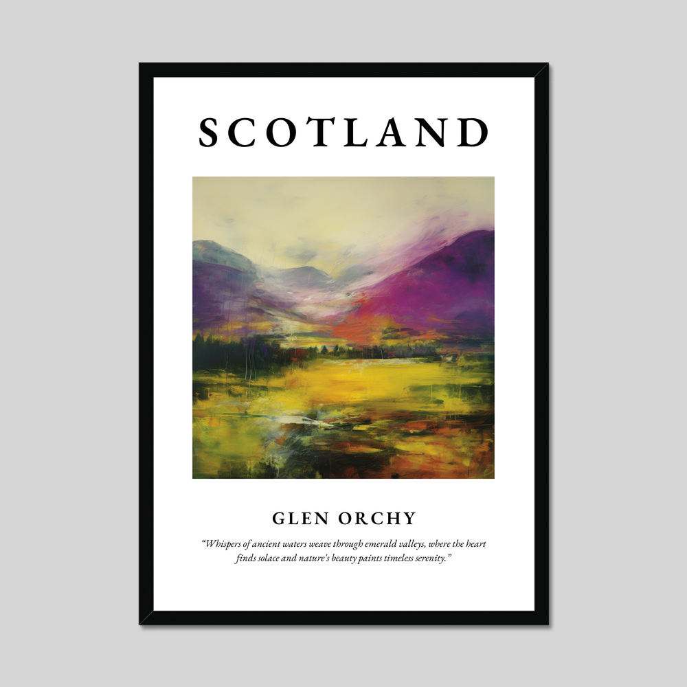 Poster of Glen Orchy, Scotland.