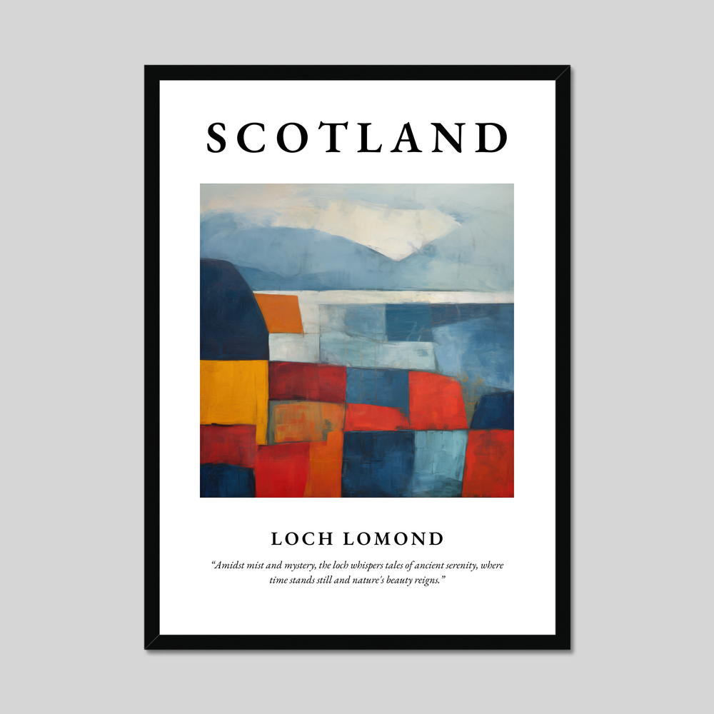 Poster of Loch Lomond, Scotland.