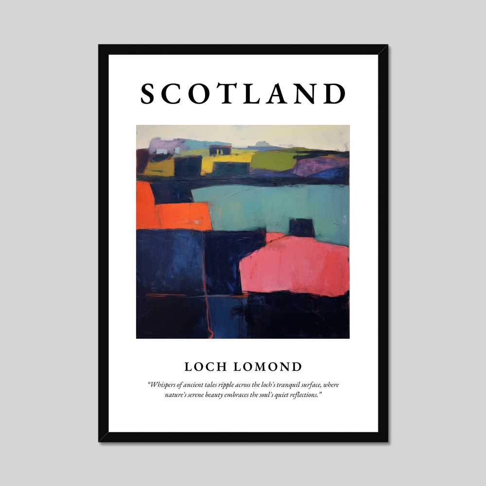 Poster of Loch Lomond, Scotland.