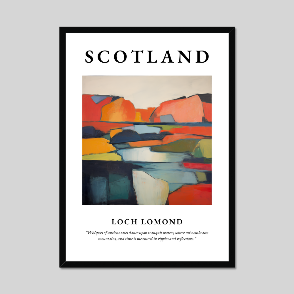 Poster of Loch Lomond, Scotland.