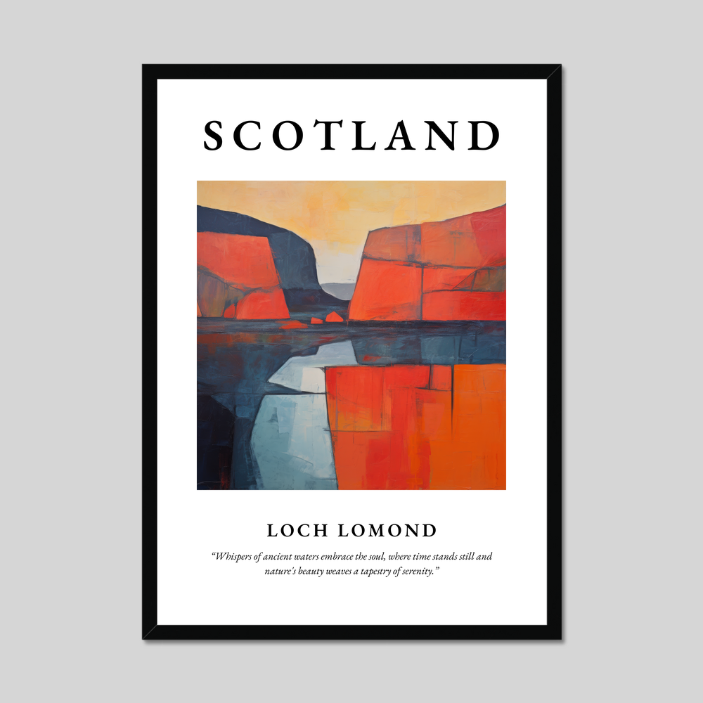 Poster of Loch Lomond, Scotland.