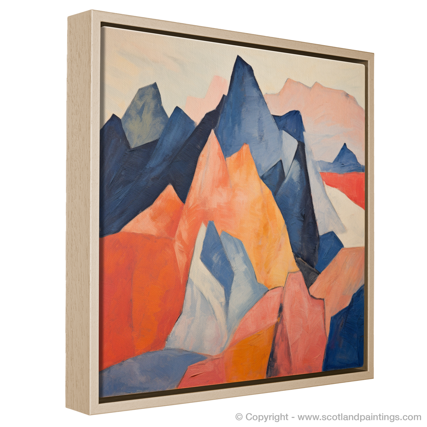 Painting and Art Print of Stob Binnein entitled "Abstract Essence of Stob Binnein".