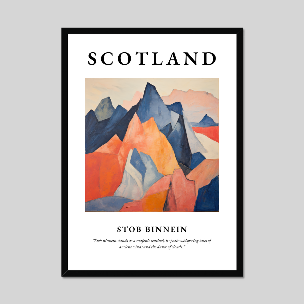 Poster of Stob Binnein, Scotland.