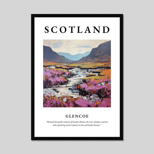 Poster of Glencoe, Scotland.