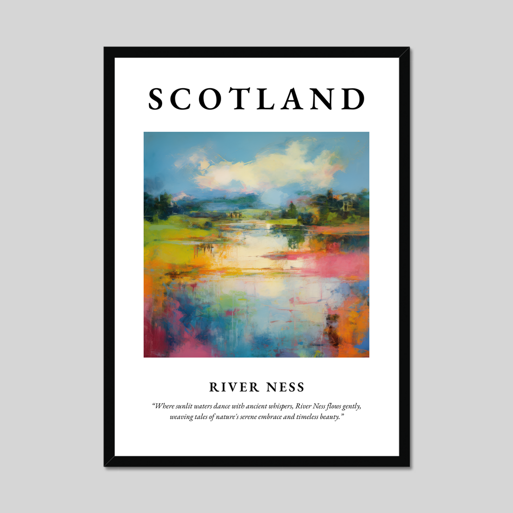 Poster of River Ness, Scotland.