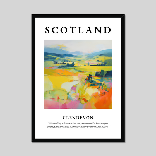 Poster of Glendevon, Scotland.