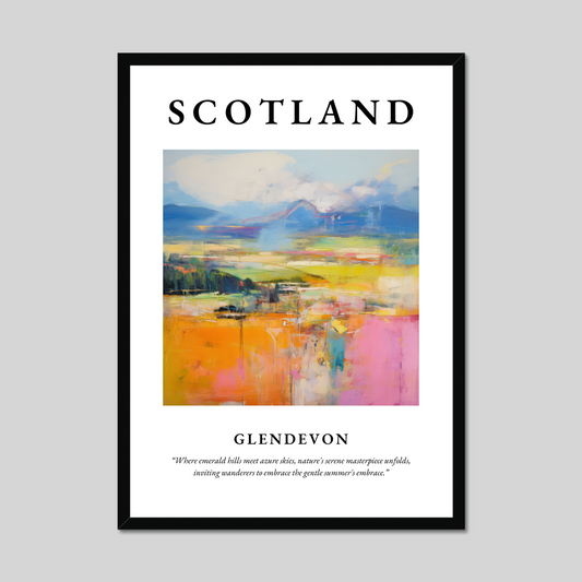 Poster of Glendevon, Scotland.