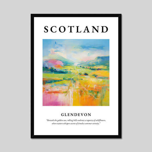 Poster of Glendevon, Scotland.