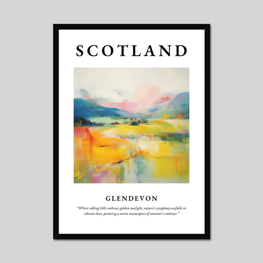 Poster of Glendevon, Scotland.