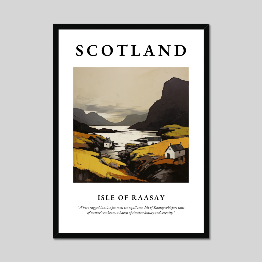 Poster of Isle of Raasay, Scotland.