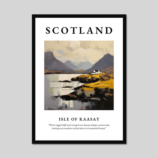 Poster of Isle of Raasay, Scotland.