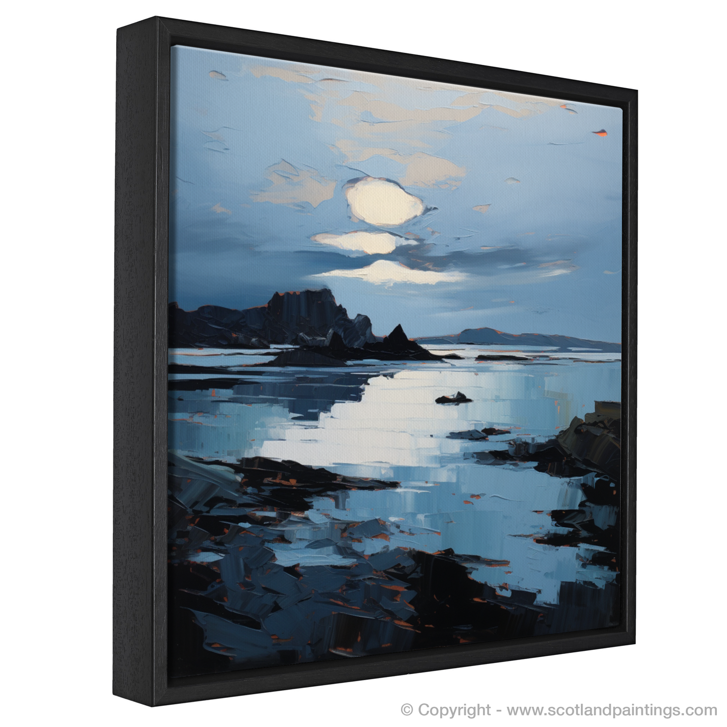 Painting and Art Print of Balnakeil Bay at dusk entitled "Twilight Enchantment at Balnakeil Bay".