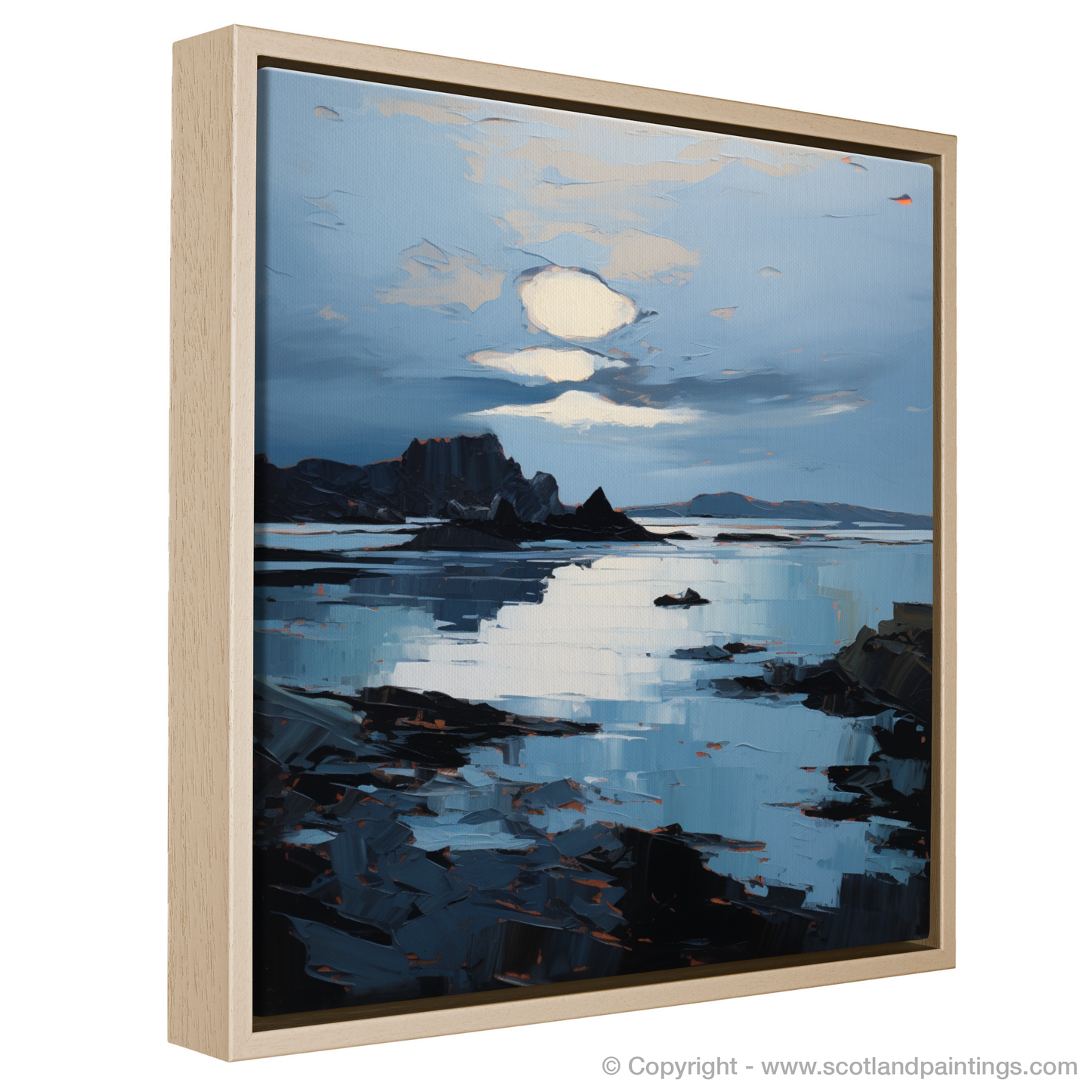 Painting and Art Print of Balnakeil Bay at dusk entitled "Twilight Enchantment at Balnakeil Bay".