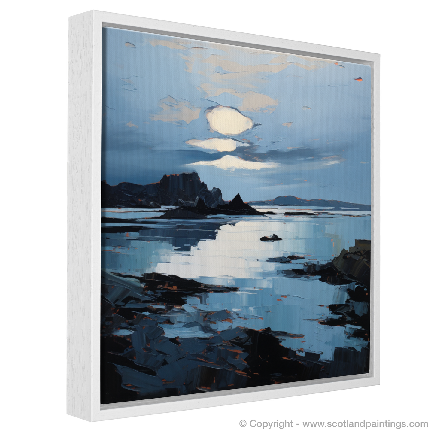 Painting and Art Print of Balnakeil Bay at dusk entitled "Twilight Enchantment at Balnakeil Bay".