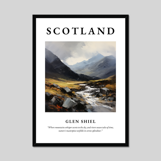 Poster of Glen Shiel, Scotland.