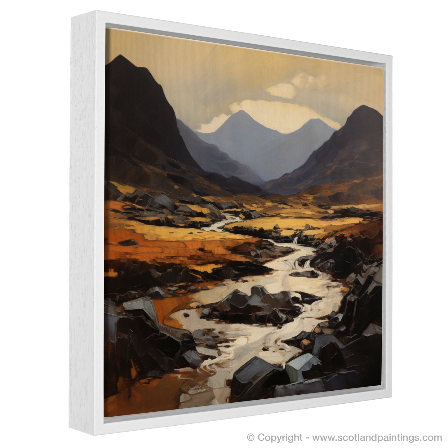 Painting and Art Print of Càrn Gorm entitled "Expressionist Dance of Carn Gorm".