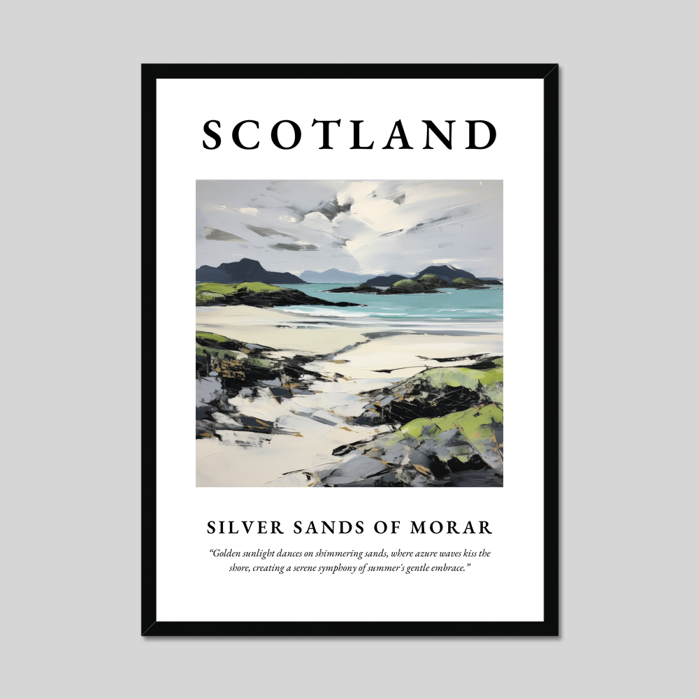 Poster of Silver Sands of Morar, Scotland.