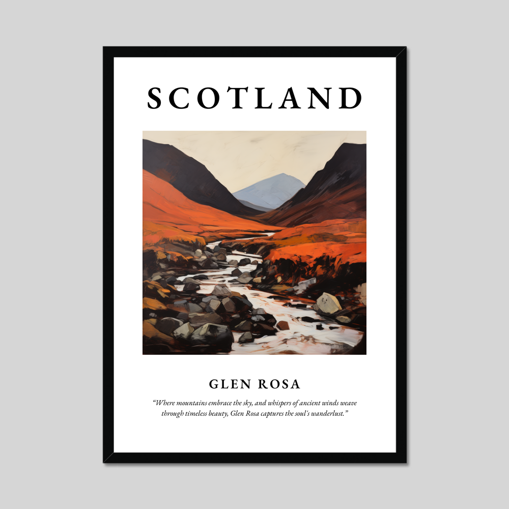 Poster of Glen Rosa, Scotland.