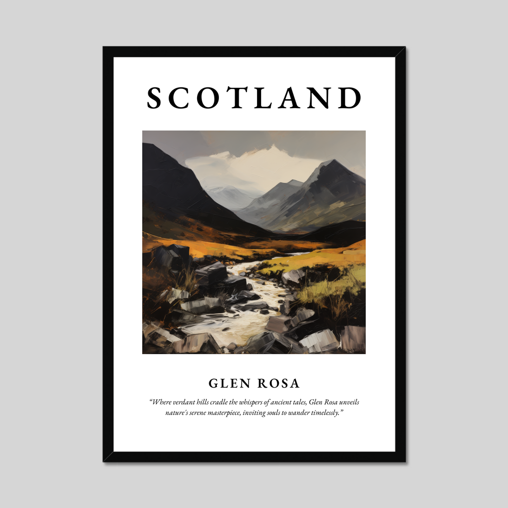 Poster of Glen Rosa, Scotland.