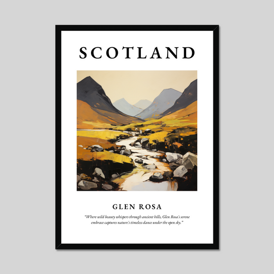 Poster of Glen Rosa, Scotland.