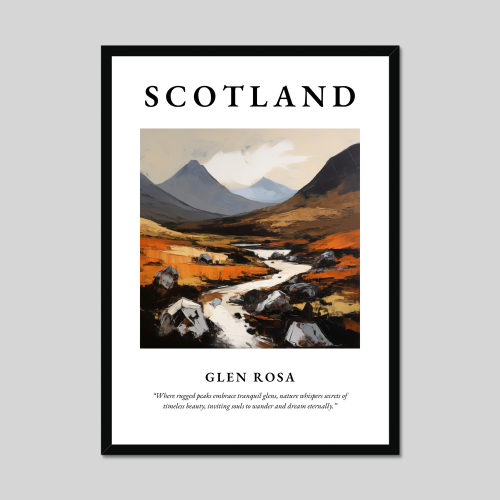 Poster of Glen Rosa, Scotland.