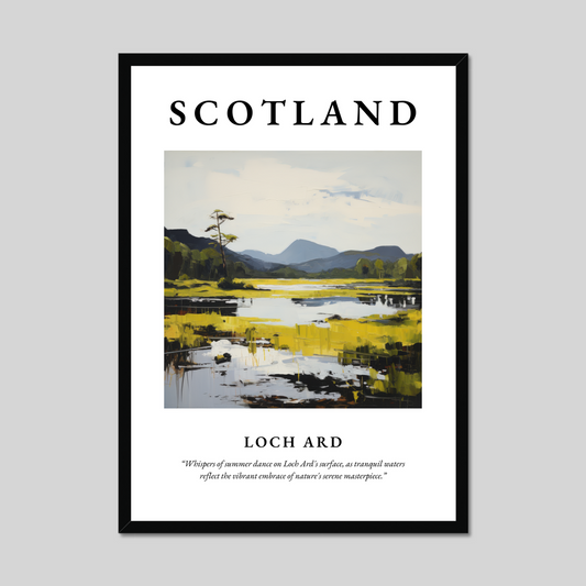 Poster of Loch Ard, Scotland.