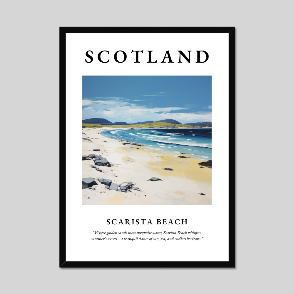 Poster of Scarista Beach, Scotland.