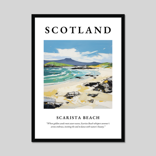 Poster of Scarista Beach, Scotland.