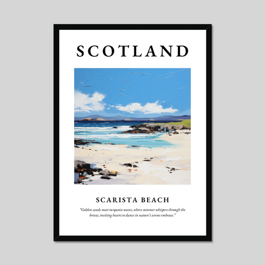 Poster of Scarista Beach, Scotland.