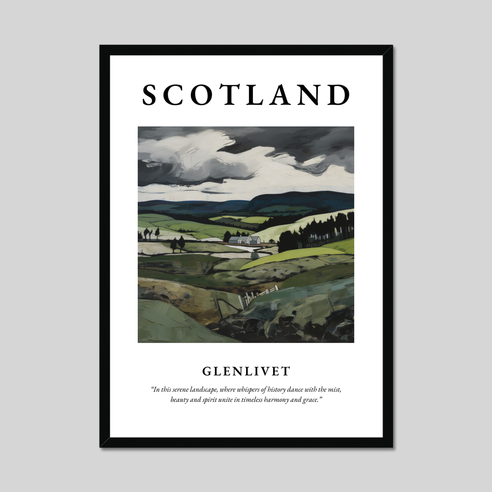 Poster of Glenlivet, Scotland.