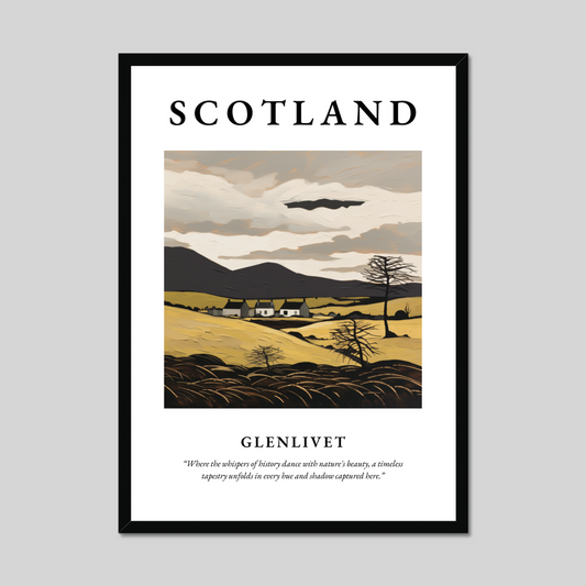 Poster of Glenlivet, Scotland.