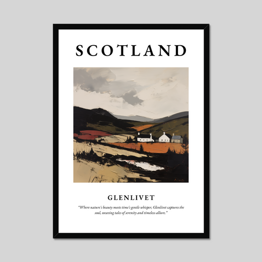 Poster of Glenlivet, Scotland.