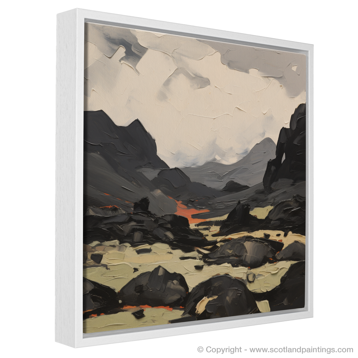 Painting and Art Print of Càrn an Tuirc entitled "Majesty of the Scottish Munros: A Carn an Tuirc Expression".