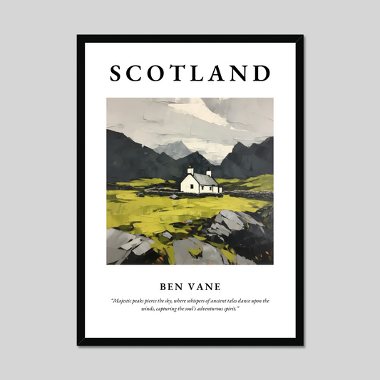 Poster of Ben Vane, Scotland.