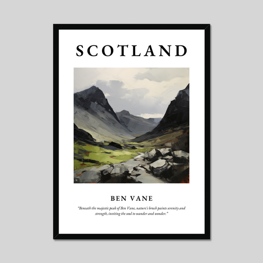 Poster of Ben Vane, Scotland.