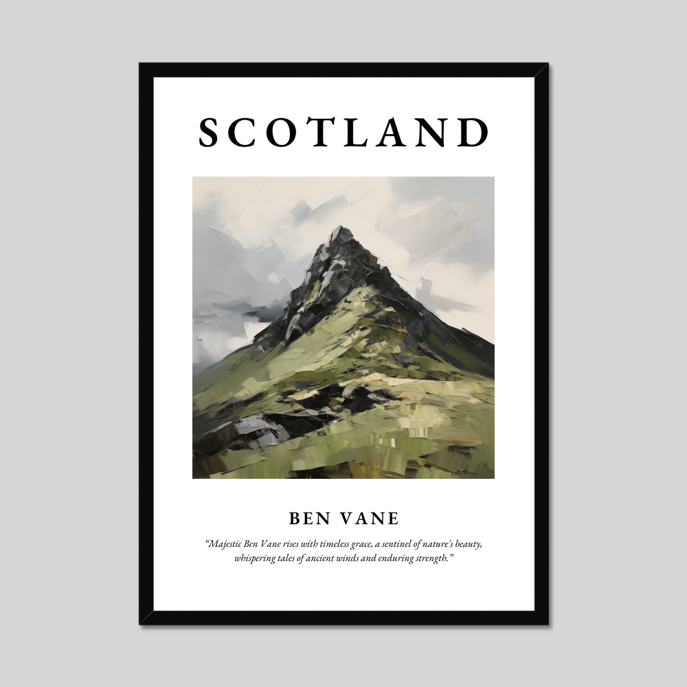 Poster of Ben Vane, Scotland.