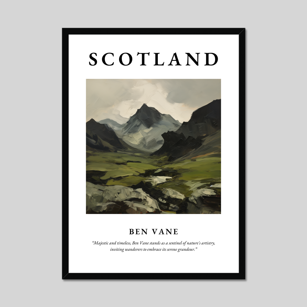 Poster of Ben Vane, Scotland.