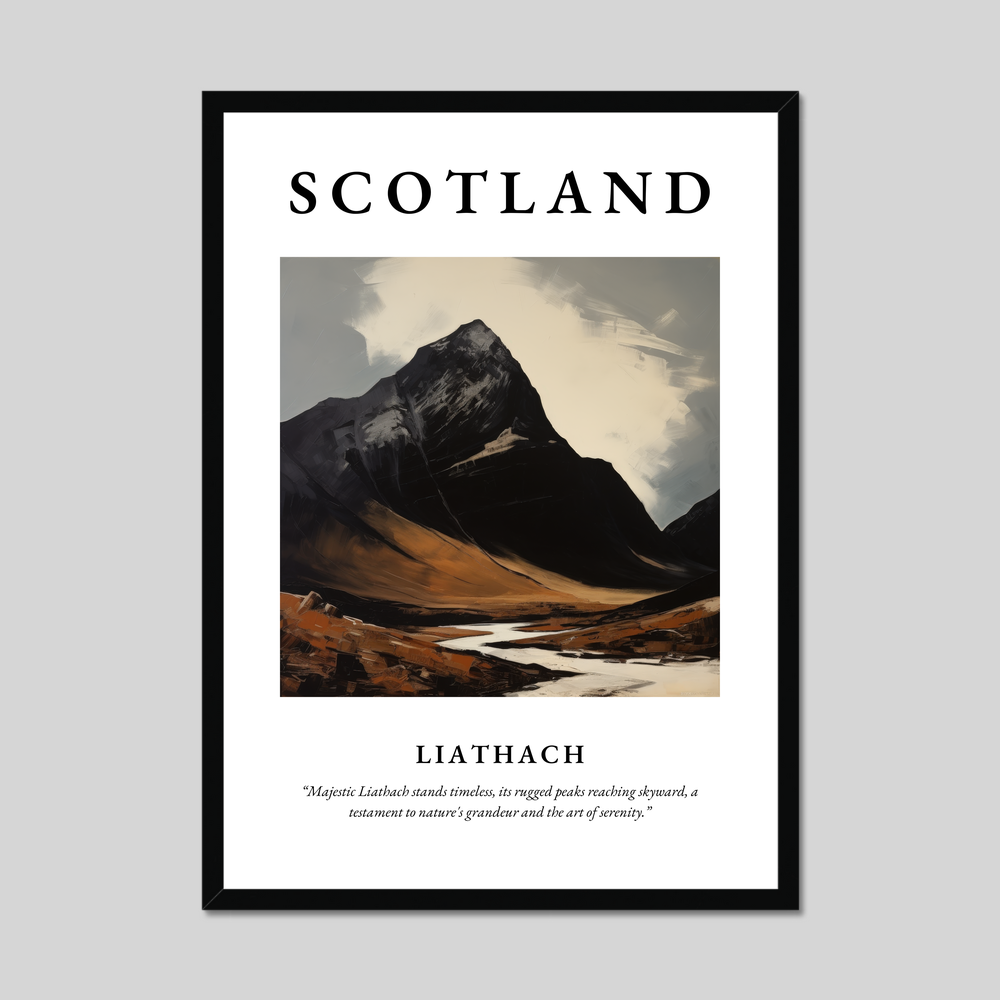 Poster of Liathach, Scotland.