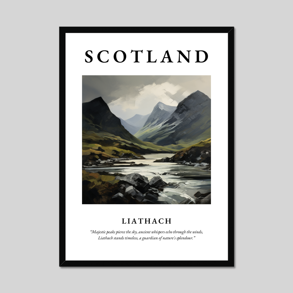 Poster of Liathach, Scotland.