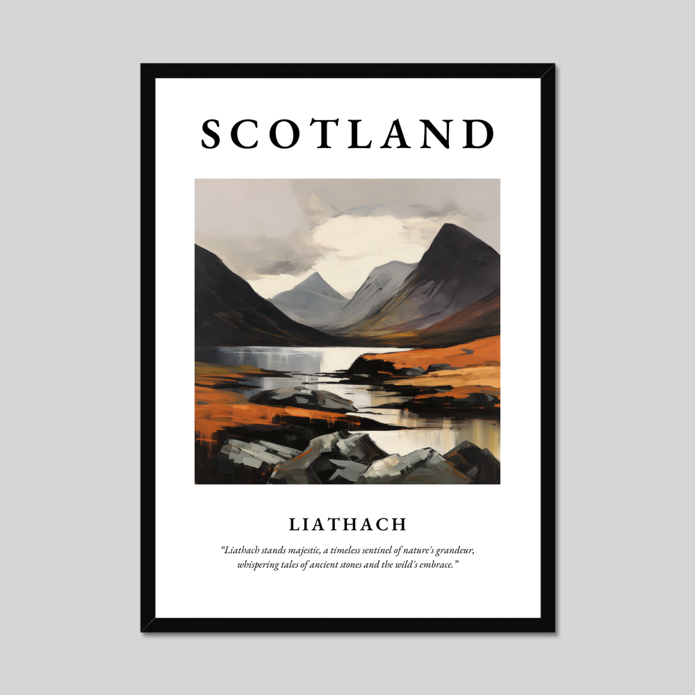 Poster of Liathach, Scotland.